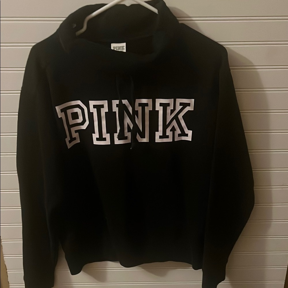 PINK Victoria's Secret Black Hoodie Sweater